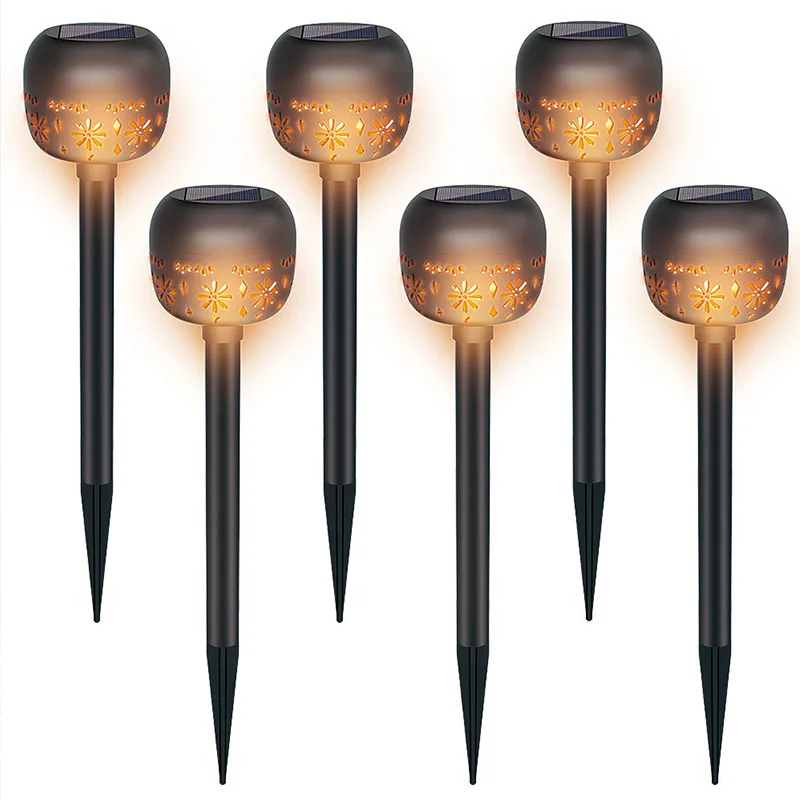 LED Solar Street Light Pathway Garden Landscape Lighting Outdoor luminaire Decor IP65 Waterproof Warm White power camping | Лампы и