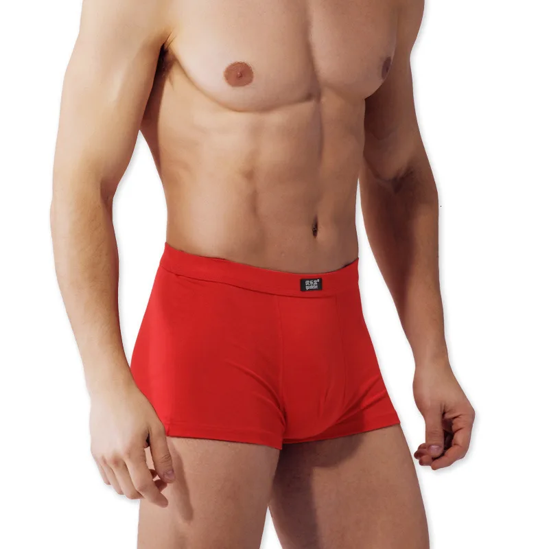 Нижнее белье мужское Natal 4 шт. красная подарочная коробка большие однотонные