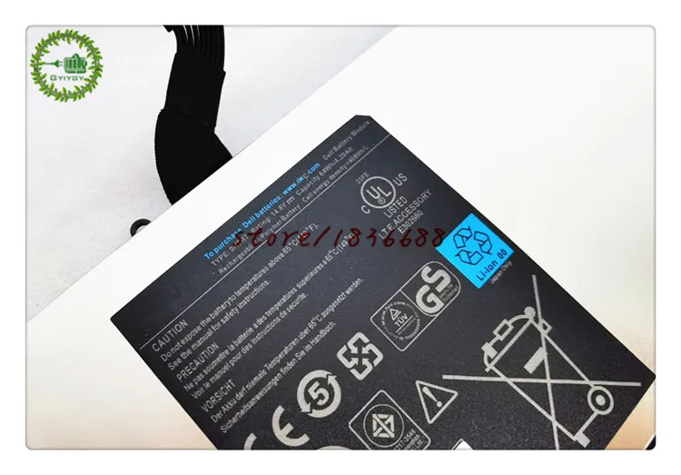 Аккумулятор GYIYGY 14 8 в 64 Втч для Dell XPS 15z 0HTR7 OHTR7 0NMV5C NMV5C 075WY2 75WY2|battery for dell|for dell 0htr7 batterydell
