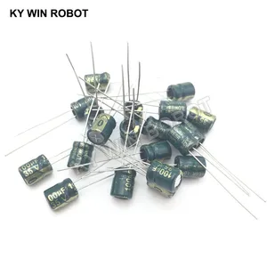 Pengiriman gratis 50 шт.лот, 35 в, 100 мкФ, 6*7 мм, 6 мм x 7 мм, алюминиевый электролитический конденсатор ic