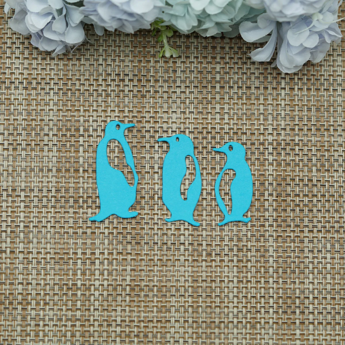 Металлические Вырубные штампы в форме милого пингвина скрапбукинг небольшой