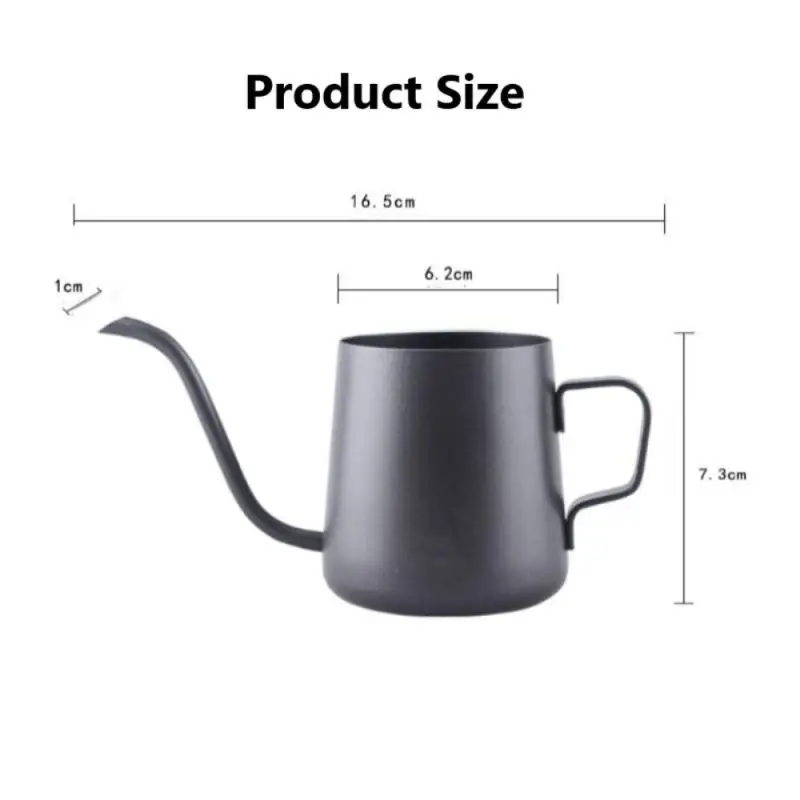 

304 Stainless Steel Drip Kettle Thick High Quality Moka Pots Mouth Pot Hand Pot Coffee Pot Hanging Ear Coffee Pot 250ml