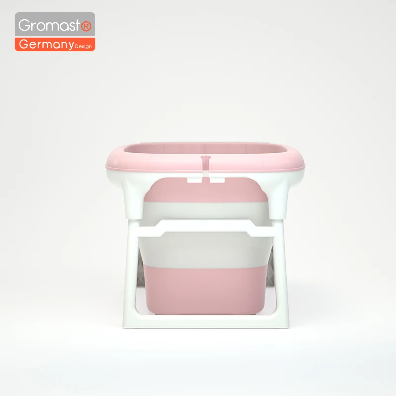 Портативная Складная Ванна для новорожденных большой размер противоскользящая
