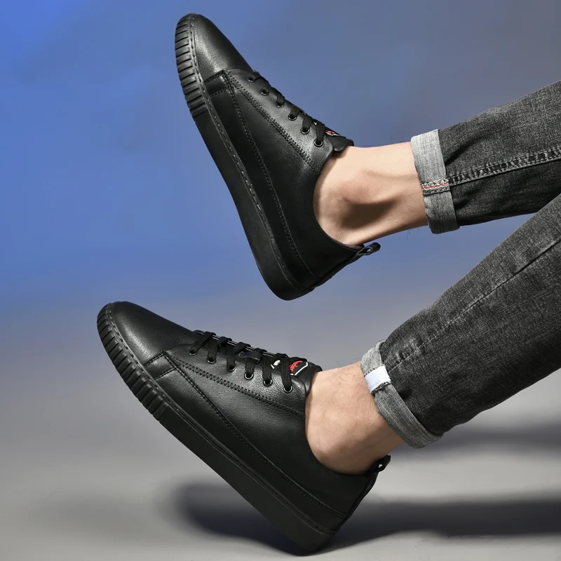 

2021 spring new mens casual shoes fashion outdoor shoes soft sole all-match shoes breathable non-slip shoes rubber sole shoes 44