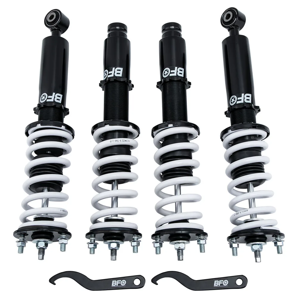 

4X Coilover Suspension Strut 24 levels Adjustable Damper Kits For Honda CR-V 1996-2001 Suspensions Shock Absorber Spring