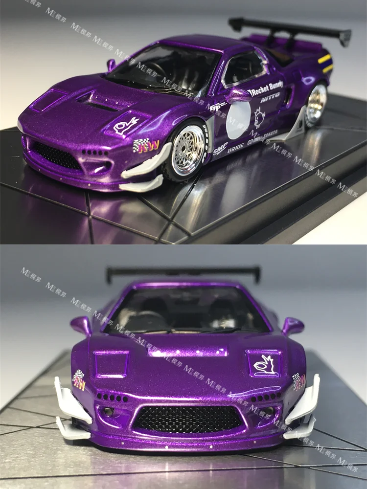 Модель автомобиля 1:64 HONDA NSX(NA) V2 из сплава металлические игрушки для детей подарок