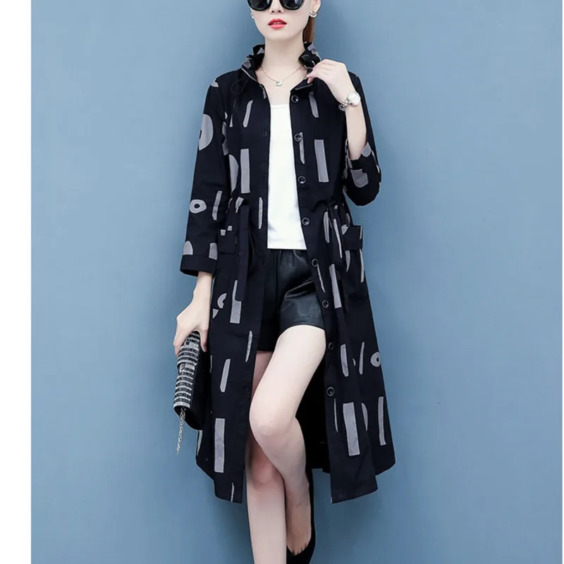 #5648 черный красный коричневый длинное пальто для женщин тонкий с высоким плотно