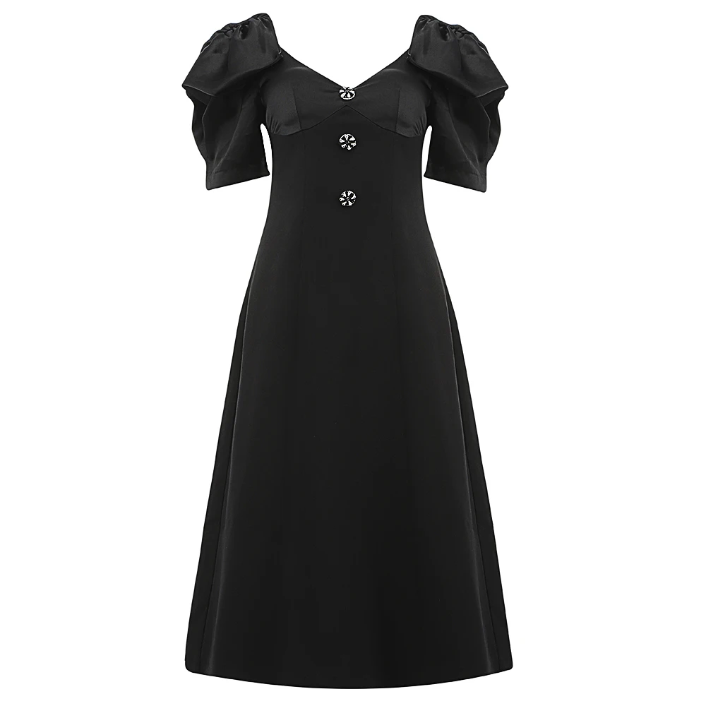 

New 2021 Women Summer Dress Elegant Fashion Party Club Celebrity Long Dress Black Dresses Clothes