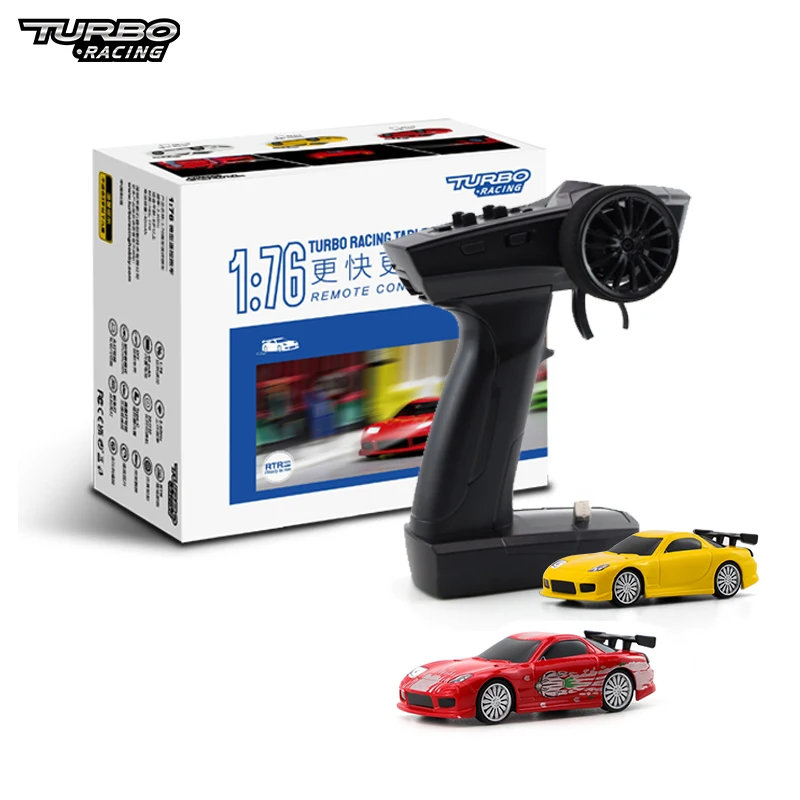 Turbo Racing 1:76 RC Sports Car C71 Mini Full Proportional Electric Race RTR Car Kit Limited Edition & Classic Edition Car Toys