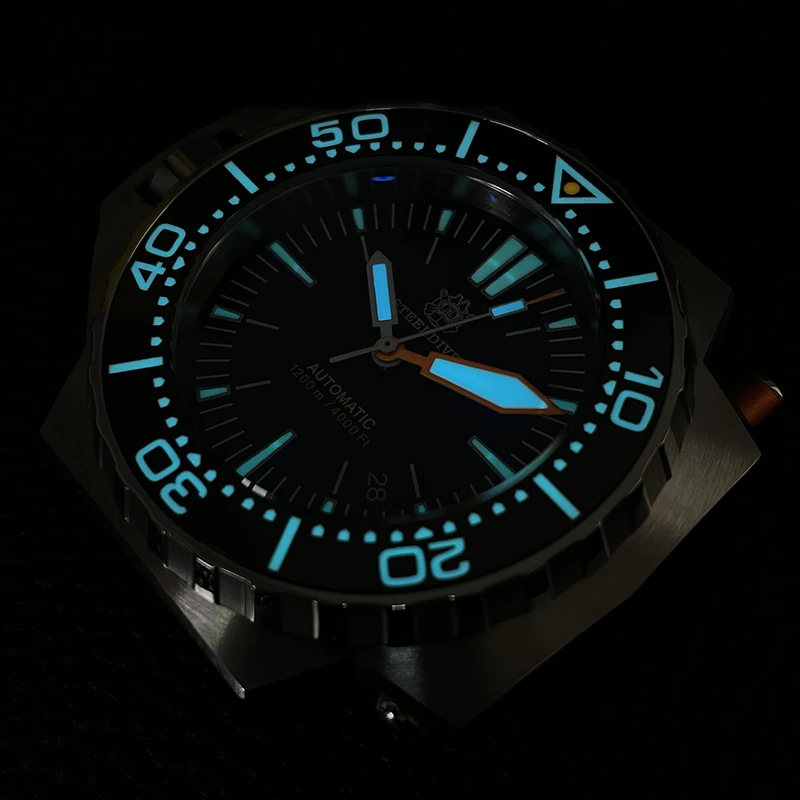 Мужские часы для дайвинга STEELDIVE 1969 автоматические механические 1200 м