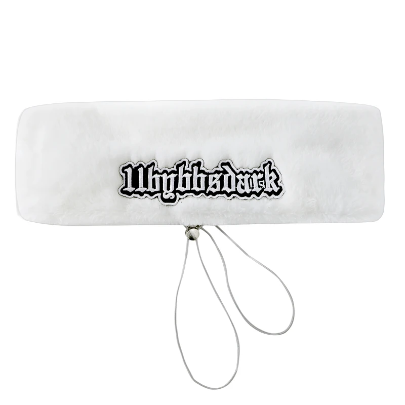 

Streetwear Ring Scarves Neck Gaiter Men And Women Winter Harajuku Patchwork Plush Outdoor Tactical Function Warm Black Scarf