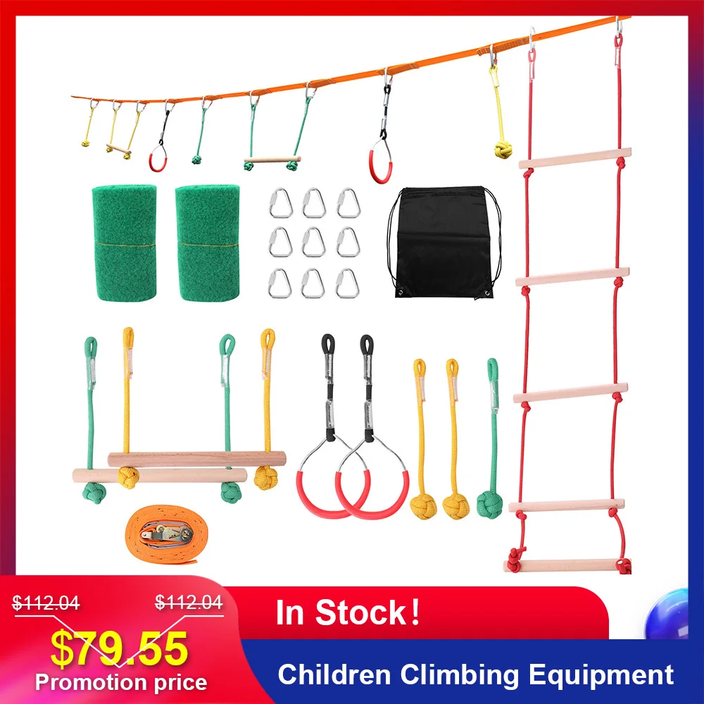 Детская веревка для альпинизма на открытом воздухе тренировочная линия