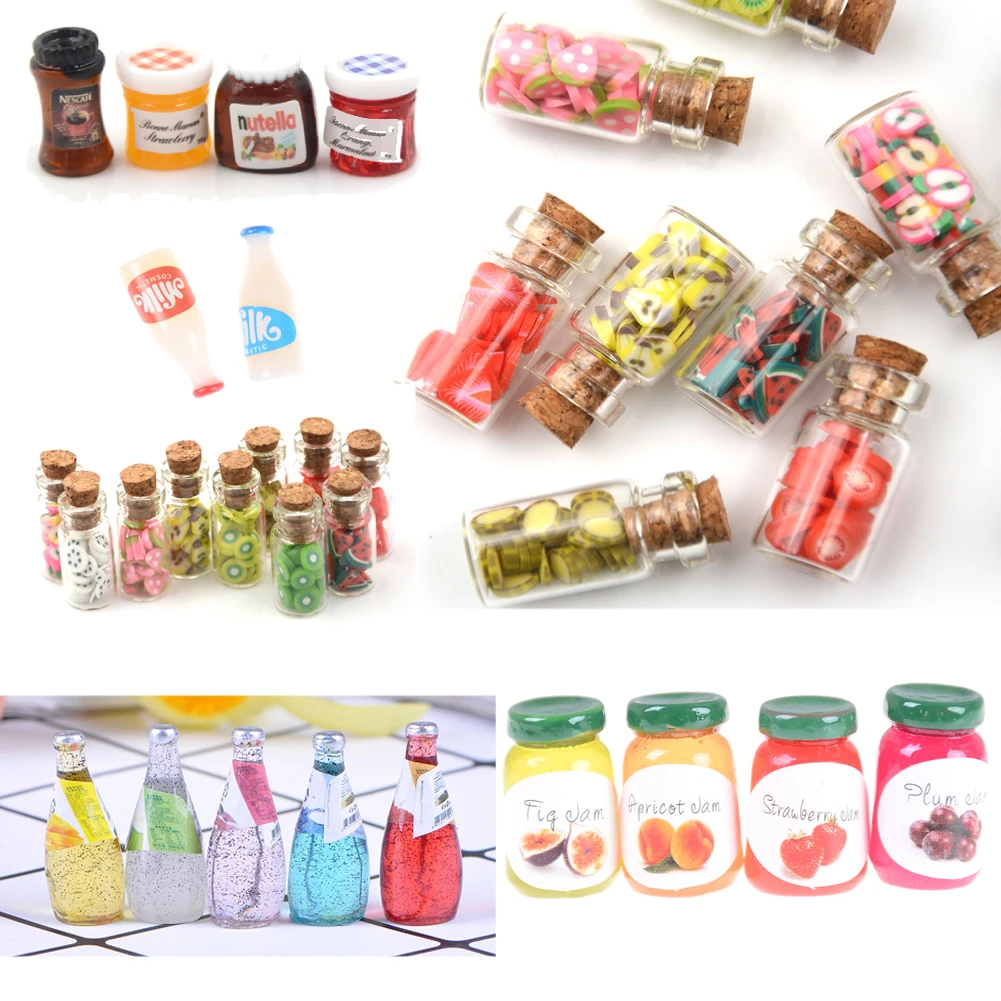 Миниатюрные аксессуары для кукольного домика имитация джема Нутеллы мебель