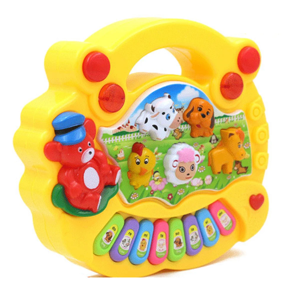 

Baby Kids Musical Educational Toy Animal Farm Piano Developmental Music Toys Gift Educational Toys For Children Xylophone Music