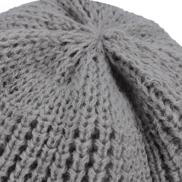 

European and American popular knitted hats for men and women with vertical stripes simple knitted hats outdoor woolen hoods