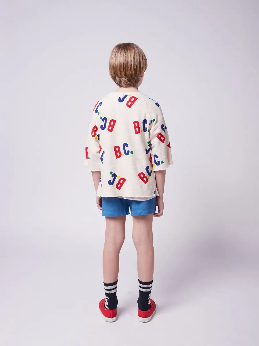 Комплект из футболки и шортов для малышей летние детские девочек мальчиков брюки