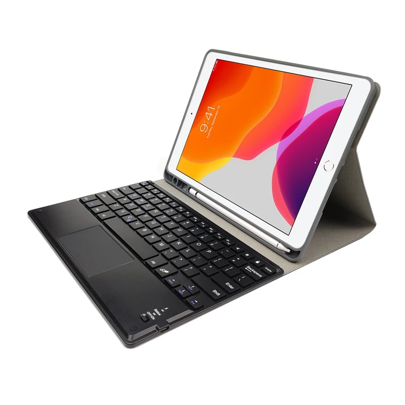 Для IPad Pro и Air 10 2 дюймов Ручка слот чехол обложка + Беспроводной bluetooth клавиатура