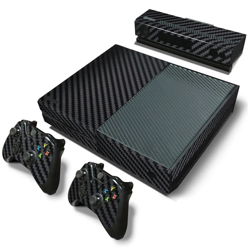 Наклейка из углеродного волокна для Microsoft xbox one наклейка консоли + геймпад kinect