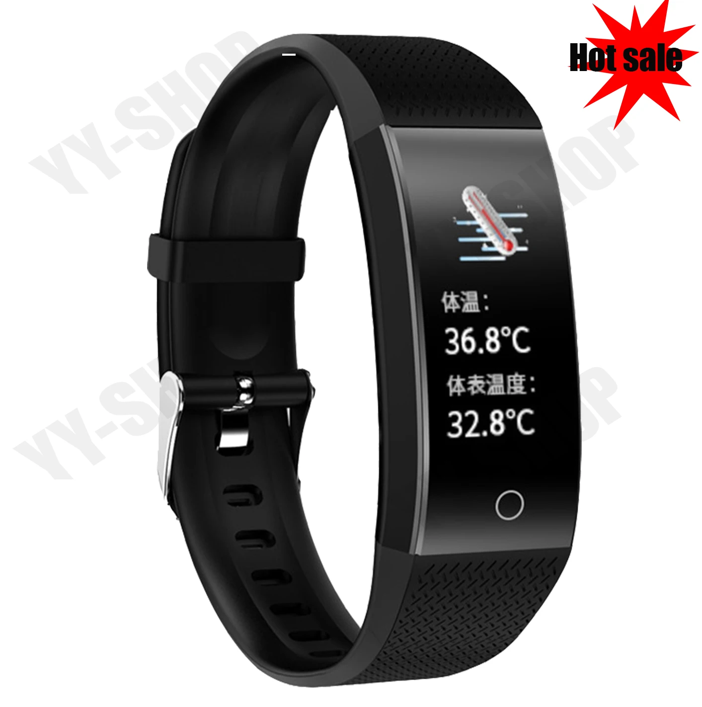 Смарт часы с температурой тела Ip68 Waterdicht Hartslag фитнес трекер Smart Horloges Mannen Vrouwen Voor