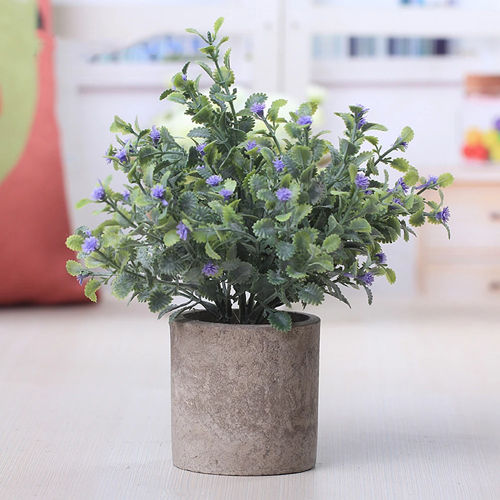 Пластиковые сушеные искусственные маленькие растения имитация цветов украшение