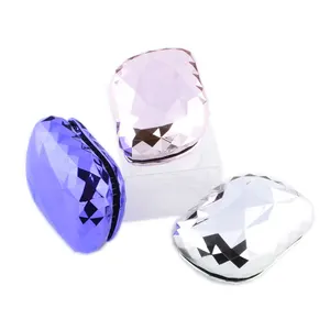 Портативная расческа для волос, массажная головка, волшебная расческа для распутывания волос, компактная расческа для волос, инструменты для укладки в парикмахерском салоне, Алмазное украшение