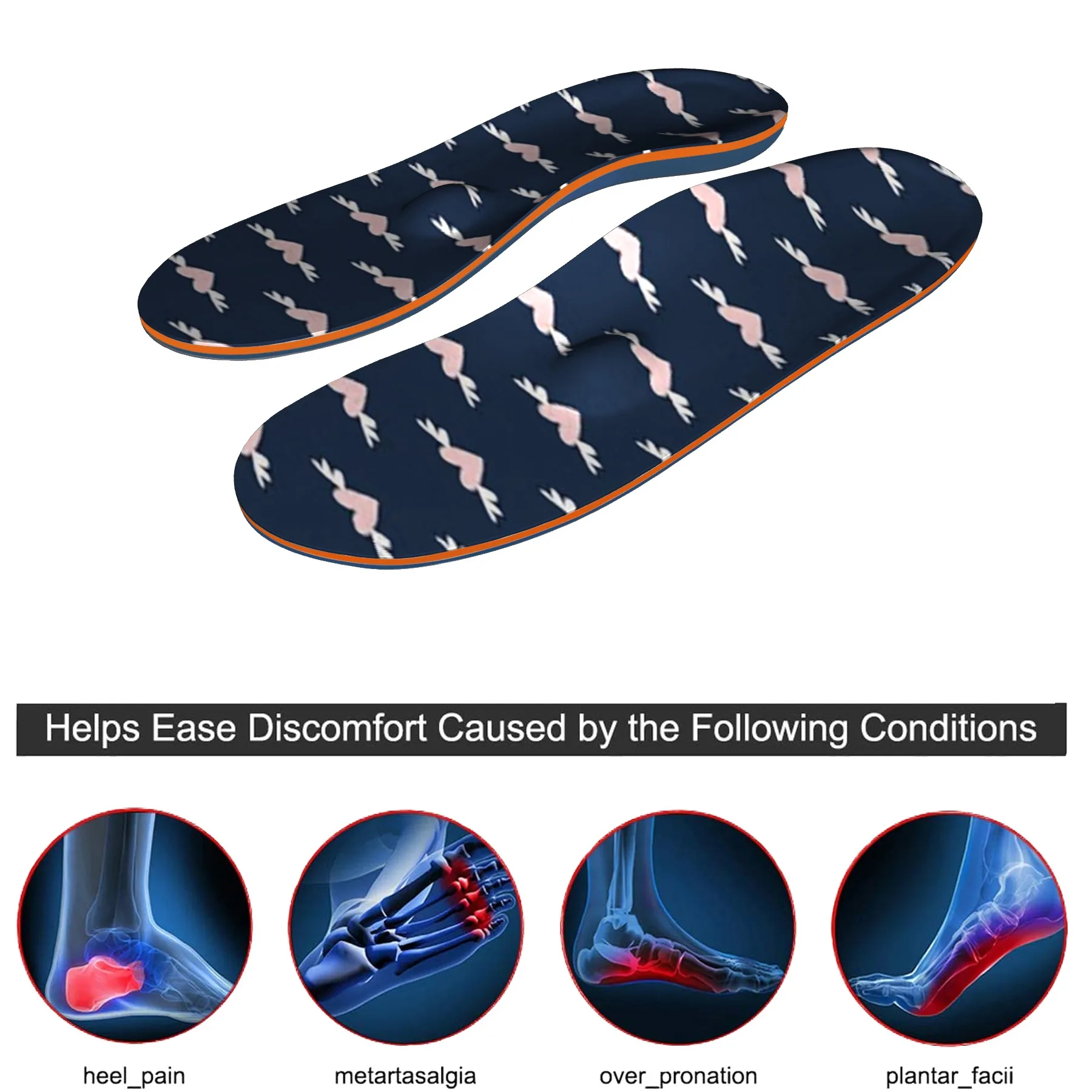 Plantar Fasciitis, Metatarsal Arch Support, Orthopedic Insoles, Sports Soles, Flat Foot Pain, Heel Spur Orthopedic Pads