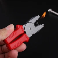 torch creative metal vise lighter free fire butane gas lighter inflated jet hardware accessories cigarette gift mens toys