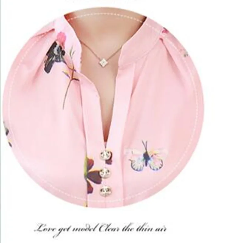 

2021 new Chiffon Blouse Women's Autumn Plus Size Office Shirt Casual Tops Pink Blusas Mujer De Moda 2021 Oversized Lapel Student