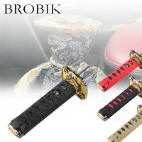 brobik 150mm universal jdm katana samurai sword shift knob shifter with adapters gear shift knob