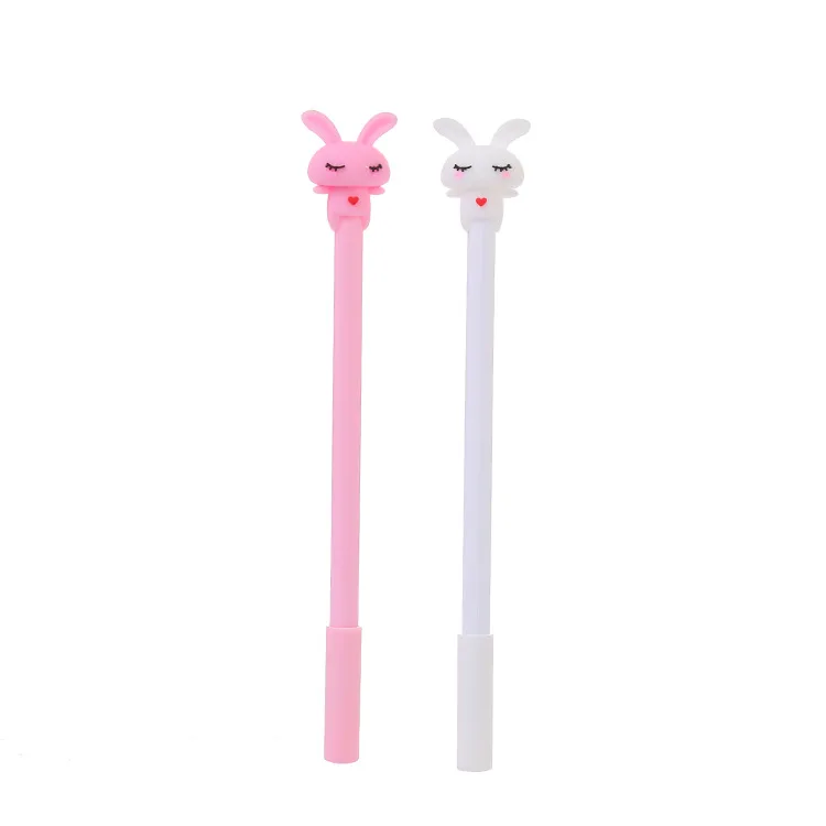 

Cartoon Rabbit Gel Pen Cute 0.5mm black ink Signature Pen School Office writing Supplies Promotional Gift