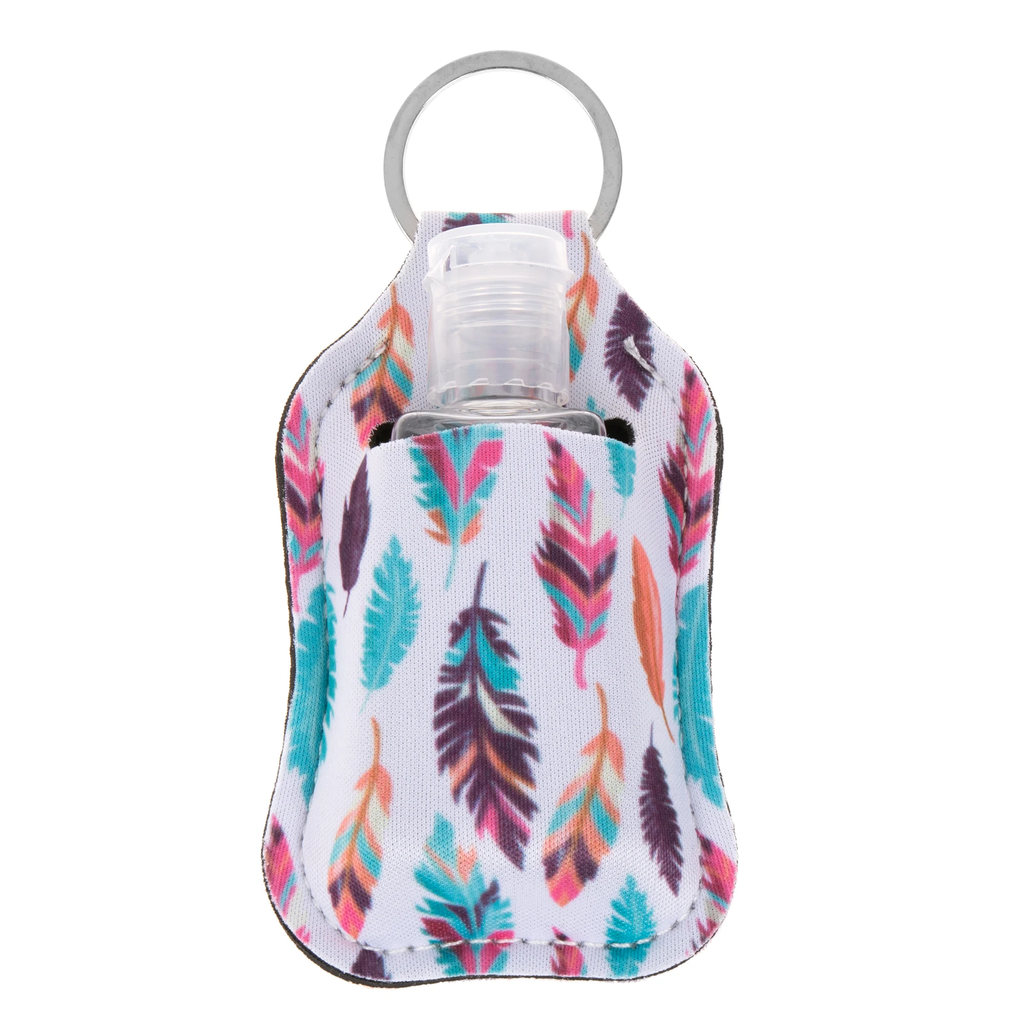 

Travel Bottles Flip Cap 30ml Carrier Container Lid Sanitizer Bottle Keychain