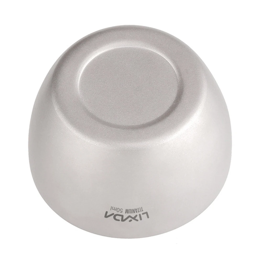 Титановая кофейная чашка Lixada 50 мл миниатюрная чайная посуда для улицы с двойными