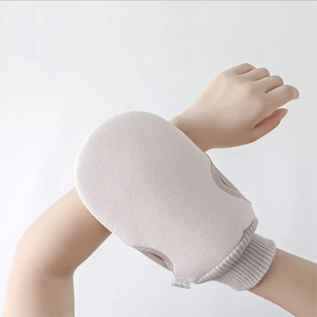 1 шт. перчатки для купания Душ Спа обладает отшелушивающим эффектом двух