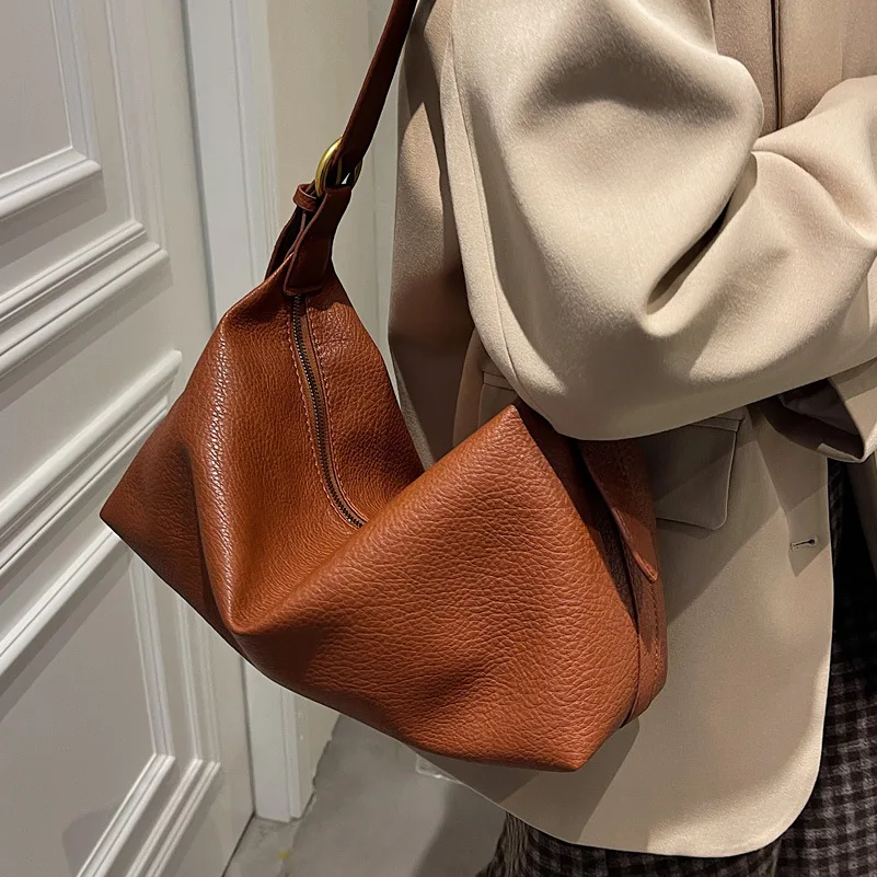 

High Quality Ladies Casual Shoulder Bag 2021 New Female Bag Fashion All-match Messenger Bag Retro Handbag Underarm Bag Female
