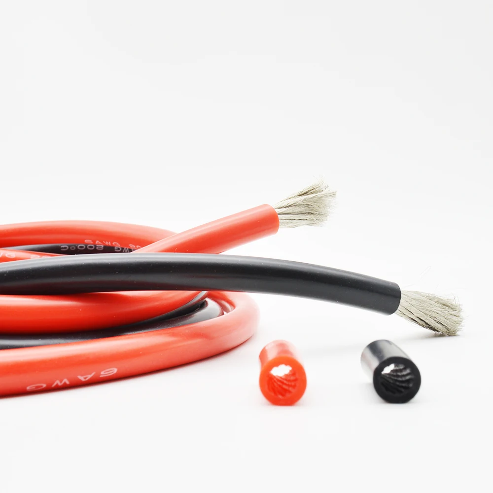 SHENGPAI 4AWG термостойкий провод 1 метр мягкий силиконовый медный Электрический