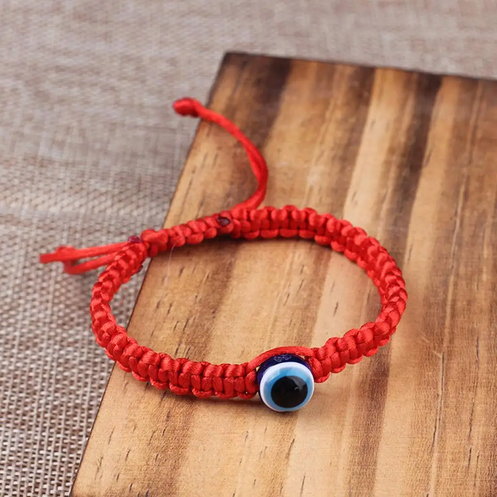 Модный ручной работы веревочный браслет возлюбленной красной нитью мужской