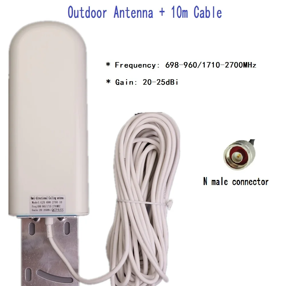 ZQTMAX 2g 3g 4g антенна для сотового телефона gsm cdma dcs wcdma 900 1800 2100 2600 ретранслятор сигнала