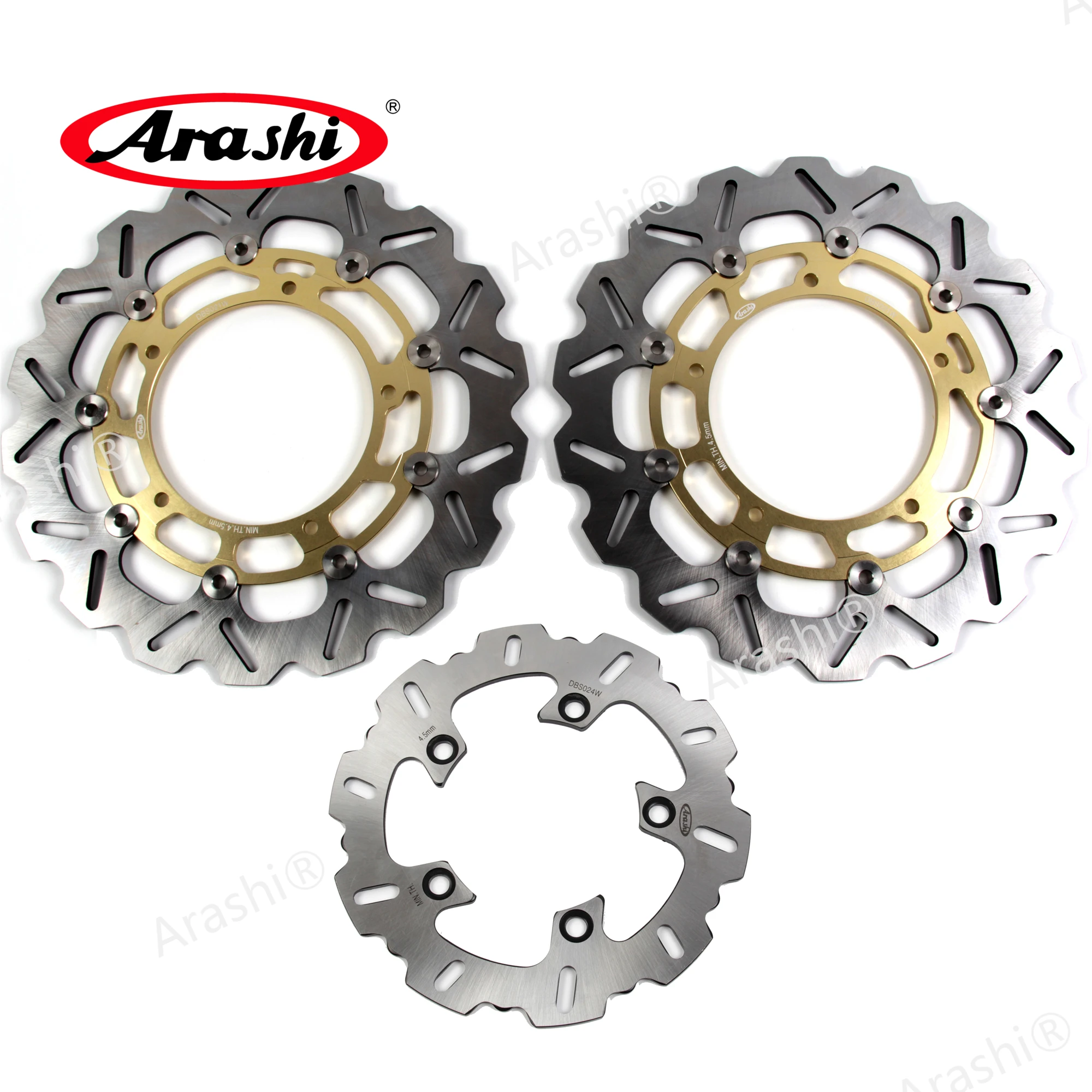 ARASHI для YAMAHA YZF R6 2005 2015 CNC Передние Задние тормозные роторы диски R1 2006 2008 2009 2010 2011 2012