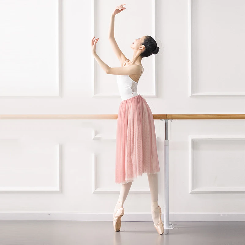 Балетная пачка танцевальная юбка Женская романтичная для танцев двухслойная