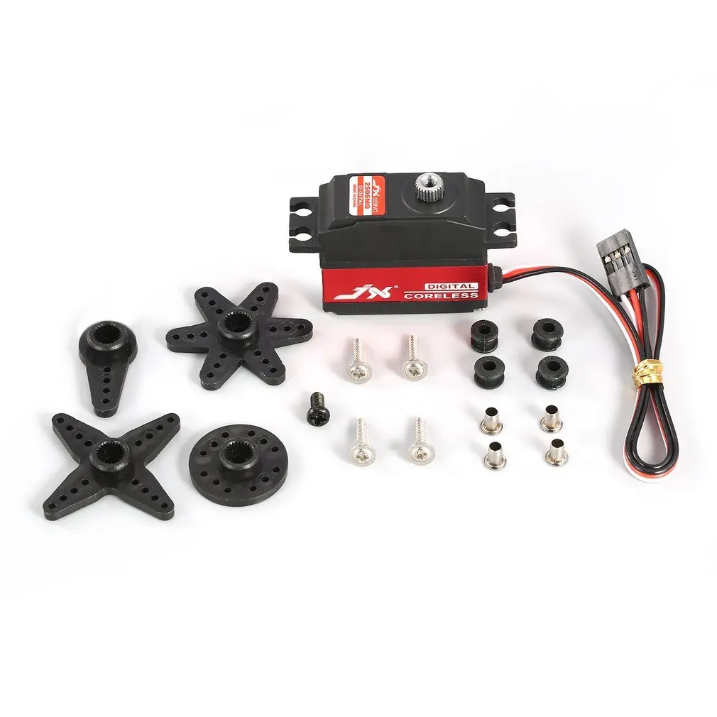 

JX PDI-2506MG 25g цифровой сервомотор с металлической шестерней для радиоуправляемого вертолета 450 500 самолета с фиксированным крылом