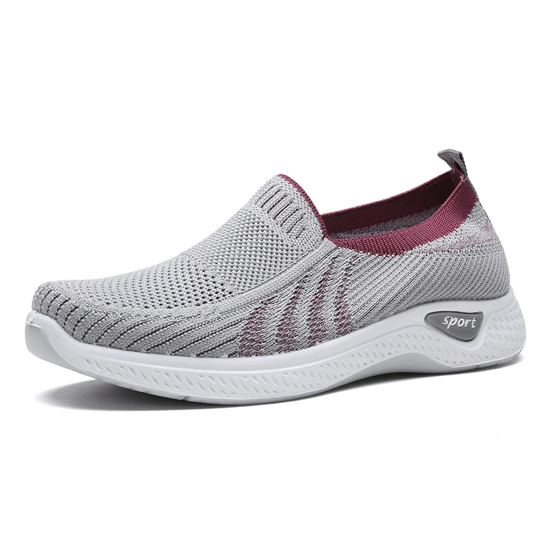 

Women Sneakers Flats Ladies Casual Vulcanized Shoes Walking Spring Summer Mesh Breathable Air Slip On Female Fashion 2021