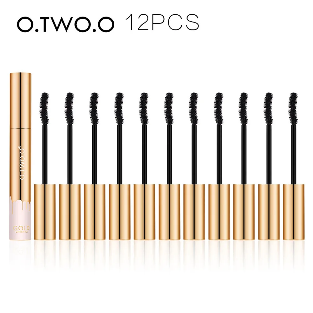 

Тушь для ресниц O.TW O.O 3D, удлиняющая, для наращивания ресниц, кисть для ресниц золотого цвета, тушь для ресниц, набор для макияжа 12 шт./компл.