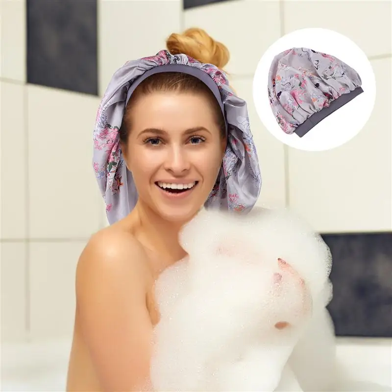 

Large Hair Bonnet Women Curly Hair Sleeping Cap Night Sleep Head Cover