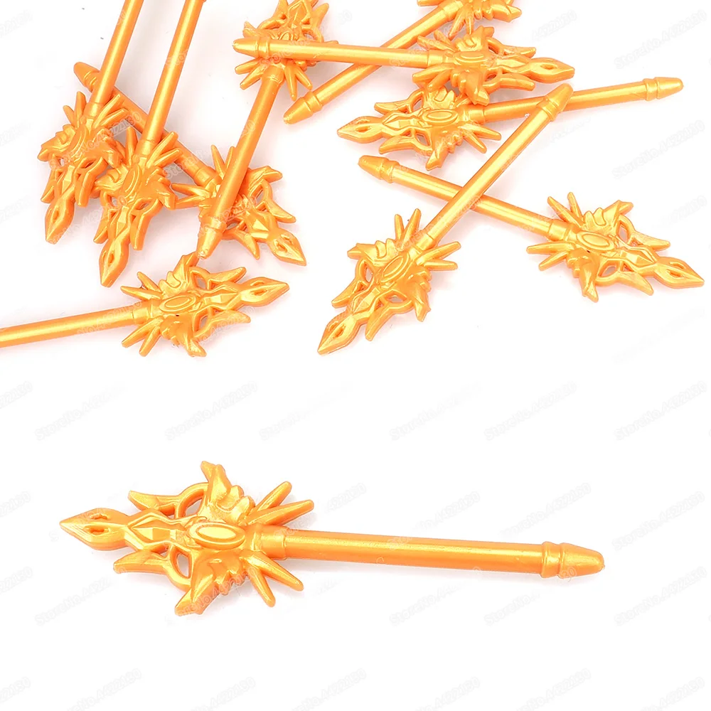 Фигурки-конструкторы Magic Poseidon детские строительные блоки оружие Trient Soul Master