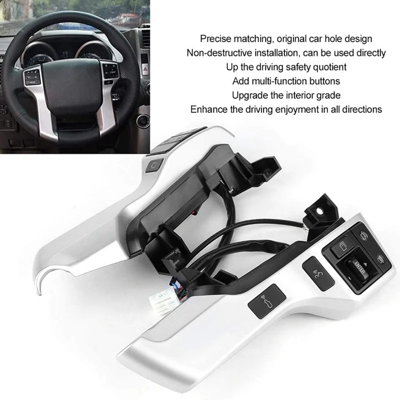 Car Multi-Function Steering Wheel Control Switch for Toyota Land Cruiser Prado 2010-2013 84250-60180 | Автомобили и мотоциклы