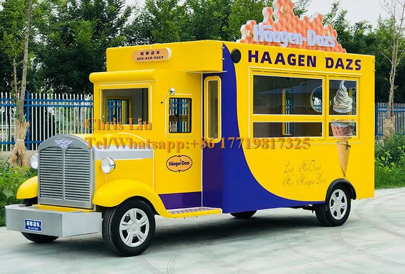 Мобильные тележки для еды/прицеп/грузовик мороженого/тележки закусок с