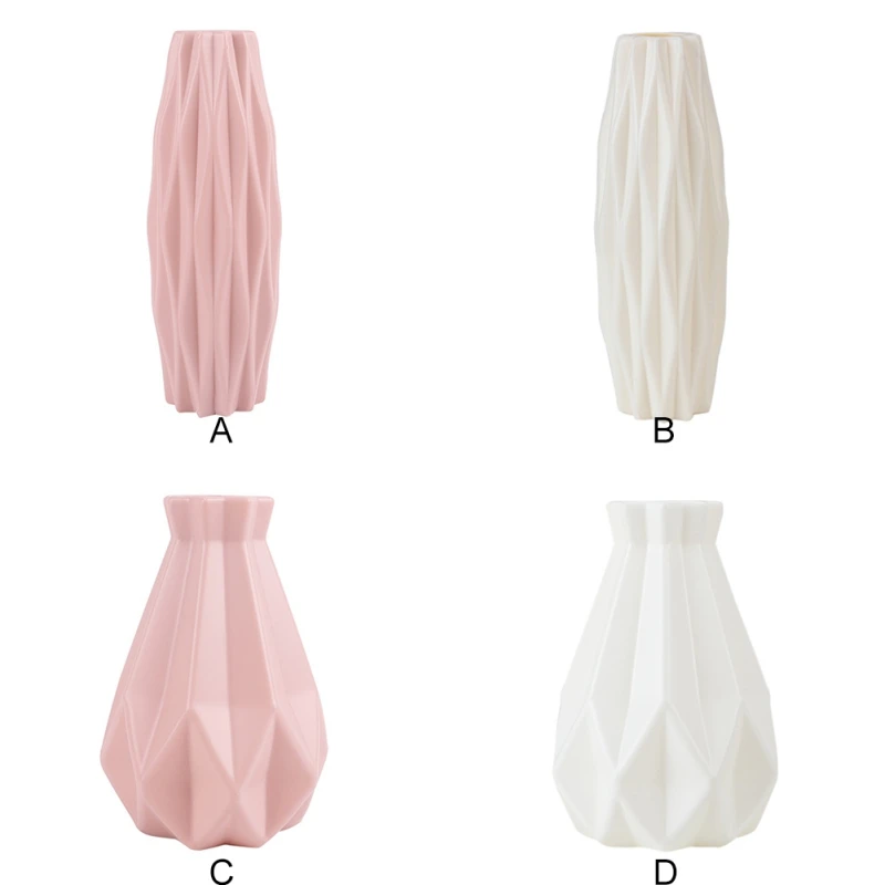 Уникальный Керамический моделирование оригами Форма Ваза Портативный цветок