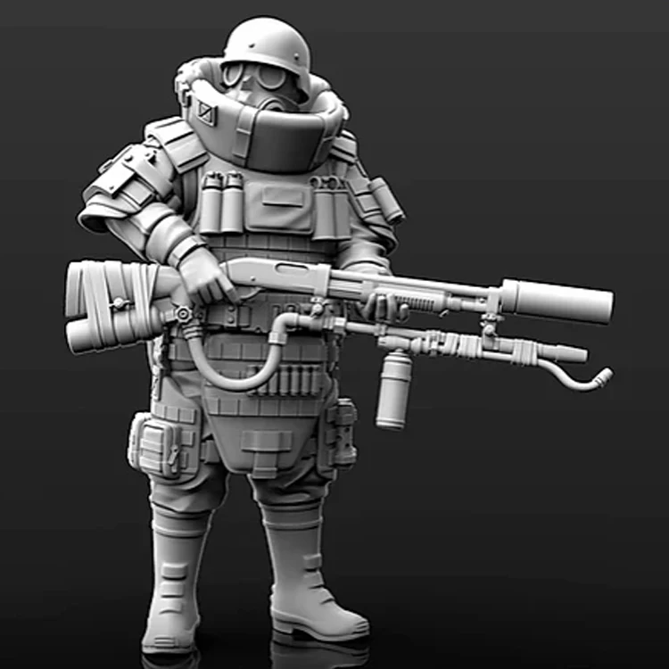 Модель из смолы 1/24 рисунок GK мутант охотник палач разобранный и Неокрашенный