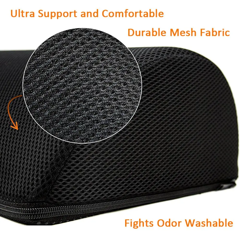 Медленно эластичная хлопковая подушка для ног упругая дома и офиса нескользящая