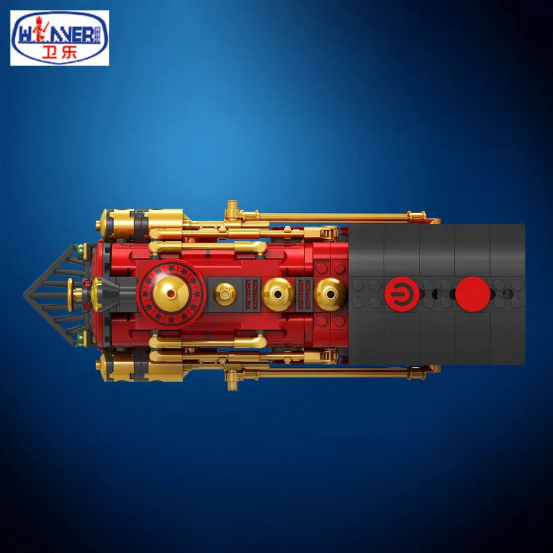 372 шт. Электрический Классический поезд строительные блоки для города техника